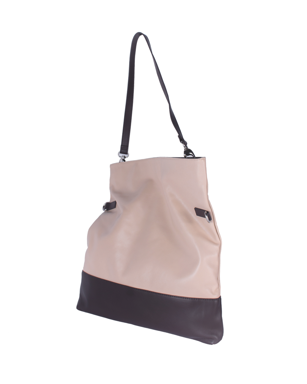 Minimal Two Tone Multi-Ways Tote in Mocha | TAT