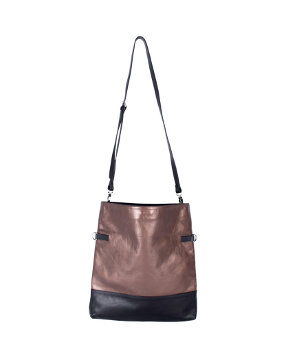 TAT_normcore_14583_twotone crossbody shoulder bag__ bronze