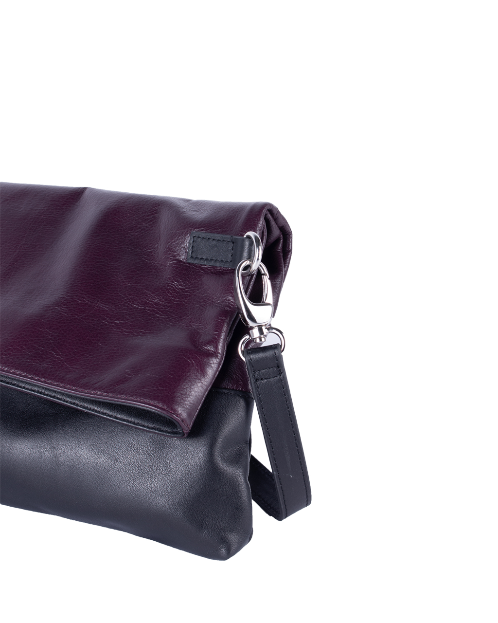 TAT_normcore_14583_twotone shoulder bag_purple _metal hook