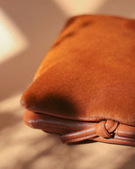 Pony Hair leather crossbody bag in camel TL-14632H_pon hair close up