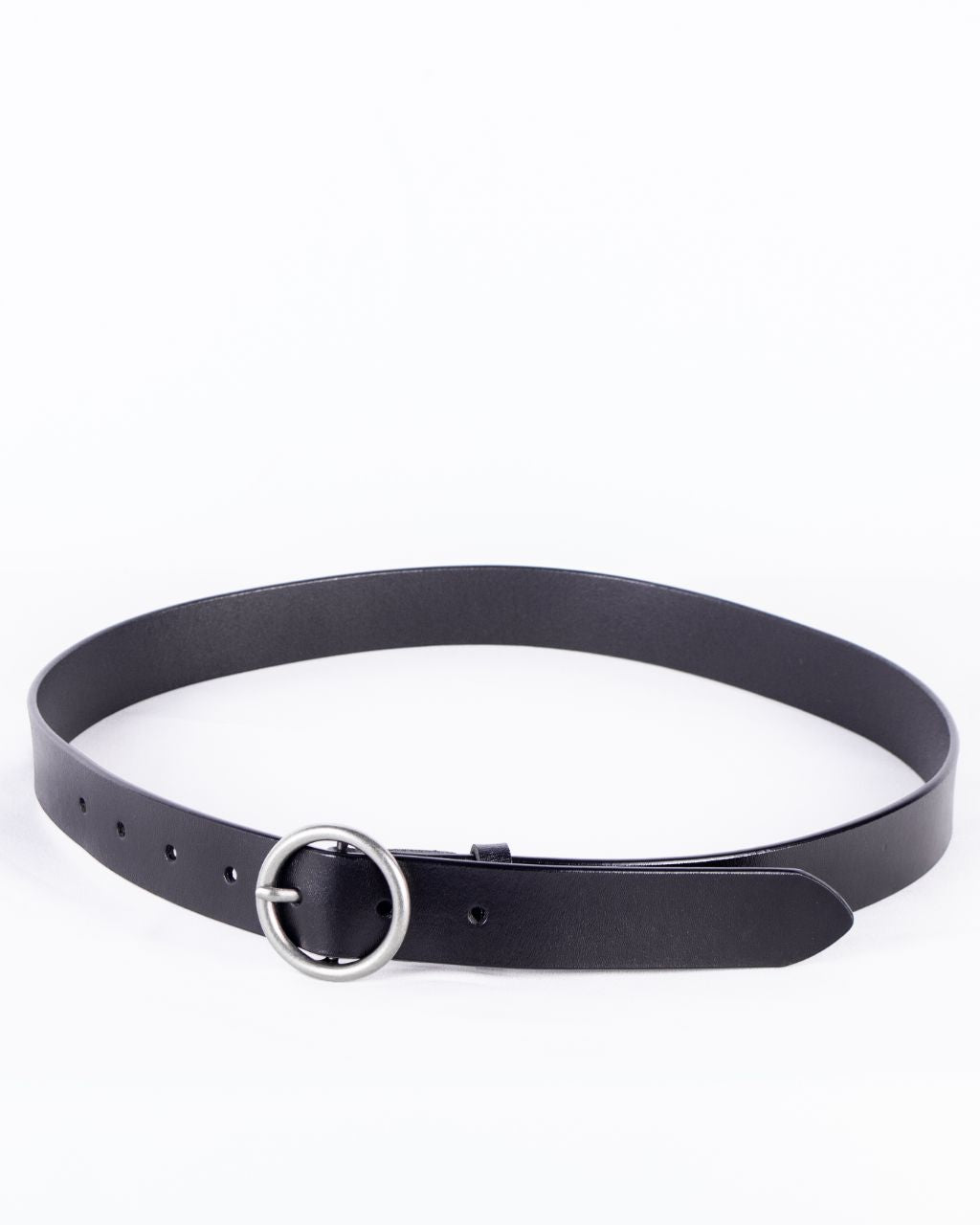 circle buckle belt top